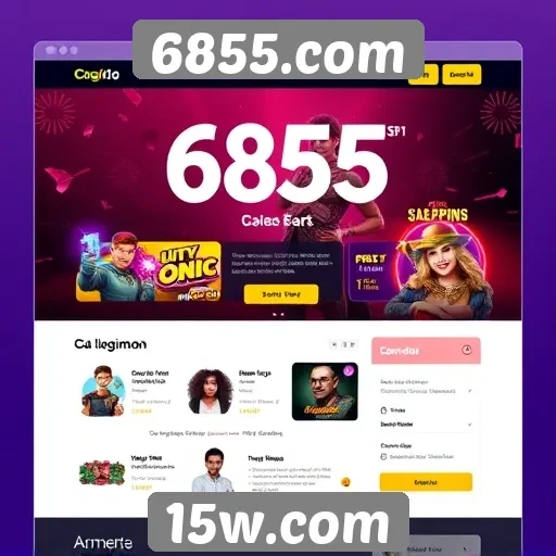 Impacto do design na experiência do usuário em 6855.com